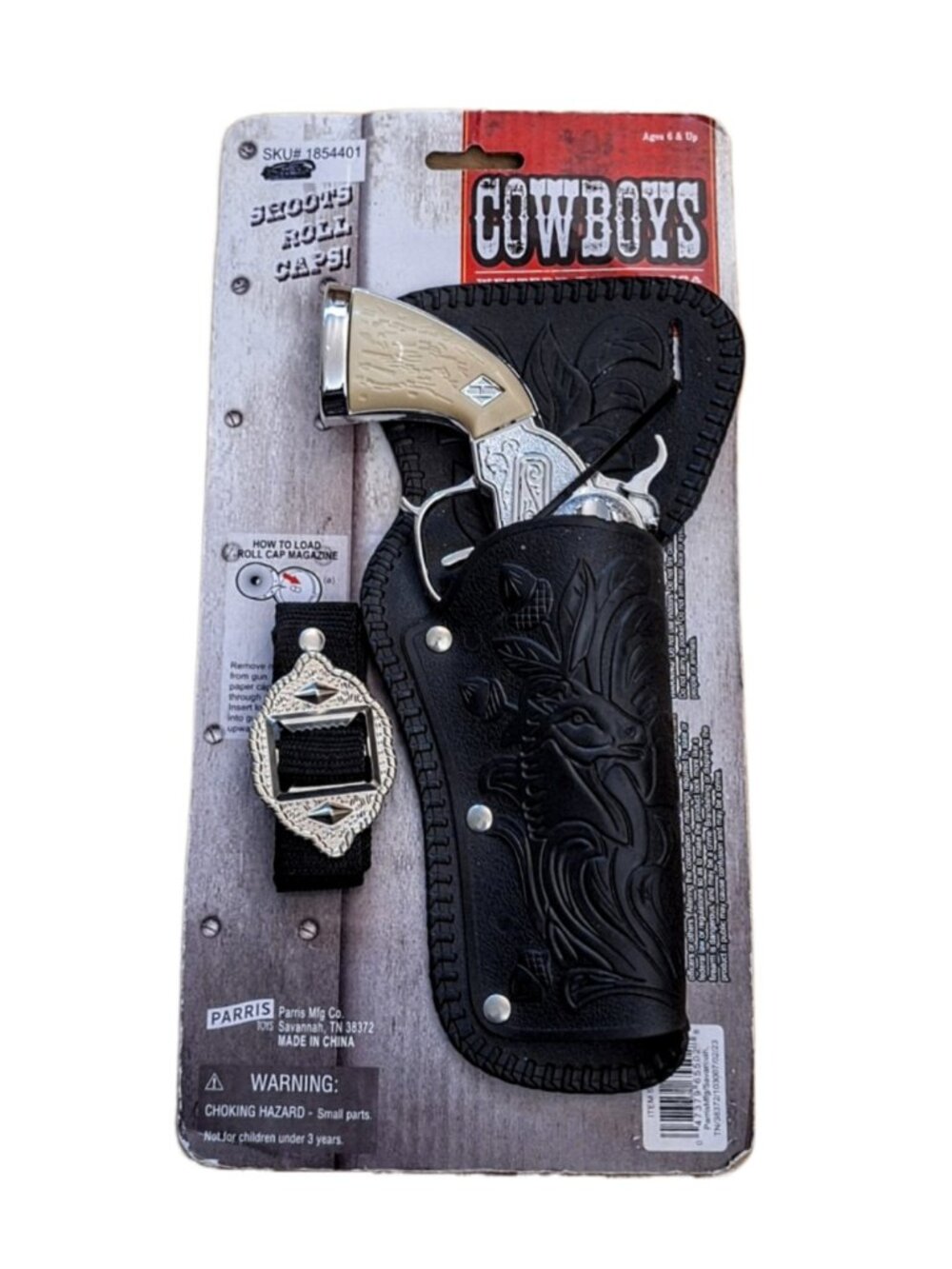 Parris 1936 Stagecoach Die Cast Cap Gun Holster Set NEW